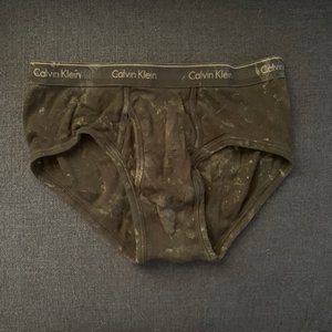 Custom Black Briefs Size M